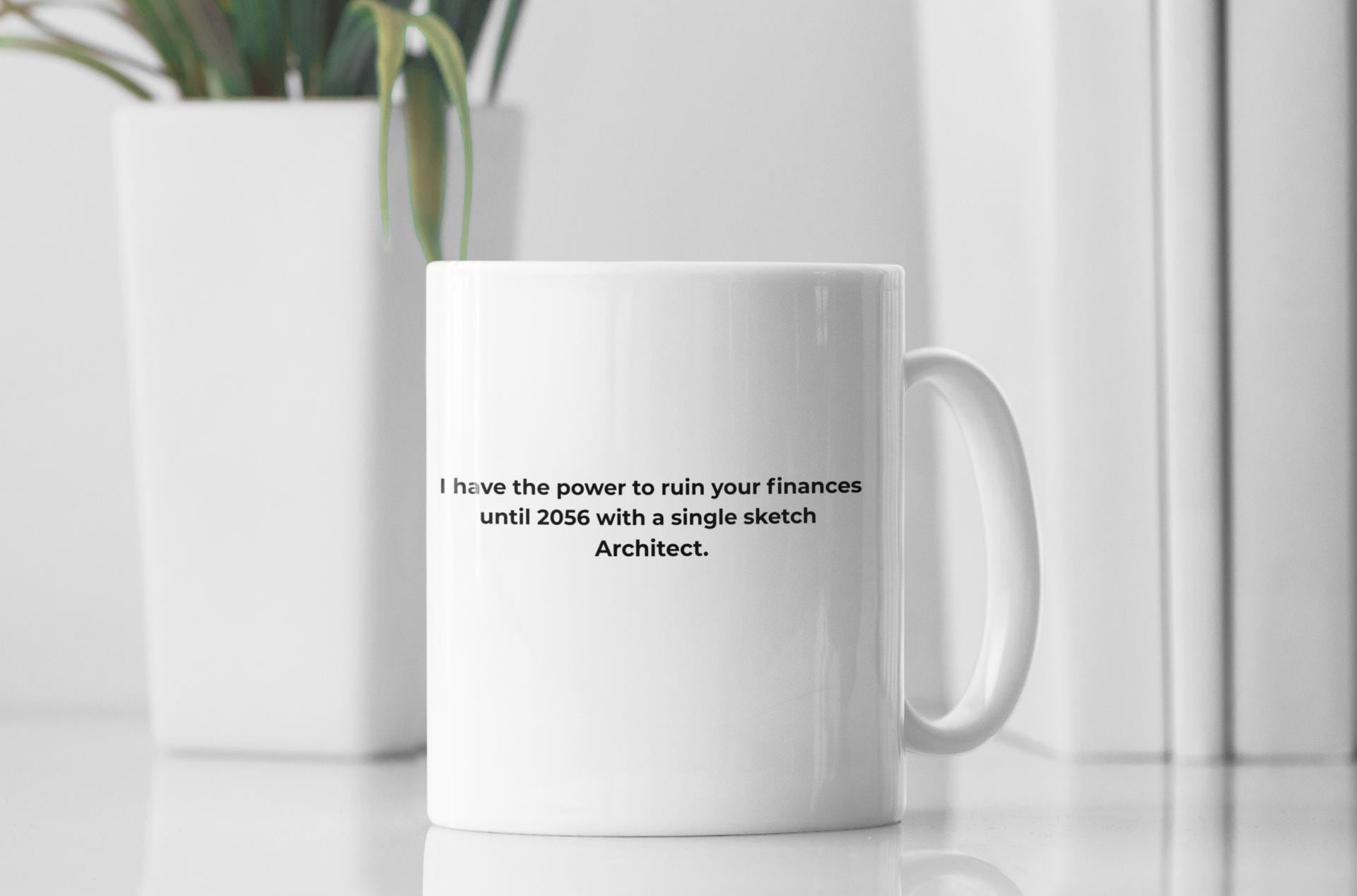 Sarcastic Architecture Mug | Funny Architect Mug, 11oz 15oz, Gift for Christmas