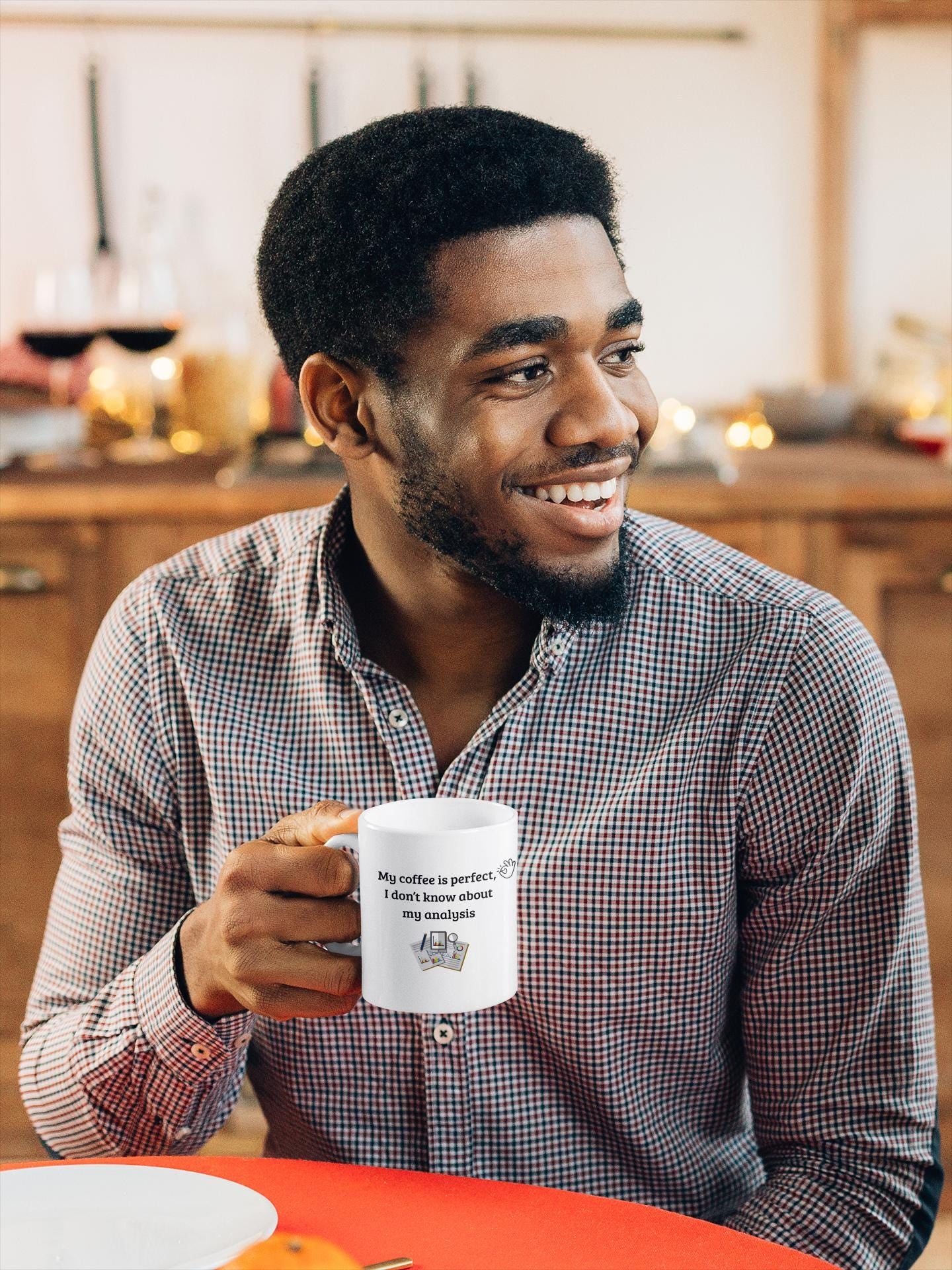 Ceramic Coffee Mug | Gentle Humor Office Drinkware | Data Nerd Gift