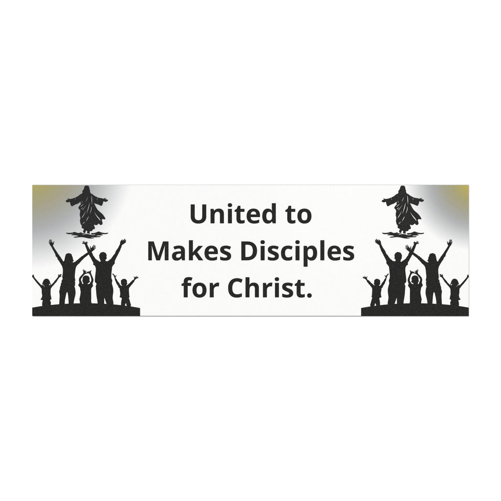 Christian Car Decal, Make Disciples for Christ Sticker, Faith Based Auto Decal, Church Gift