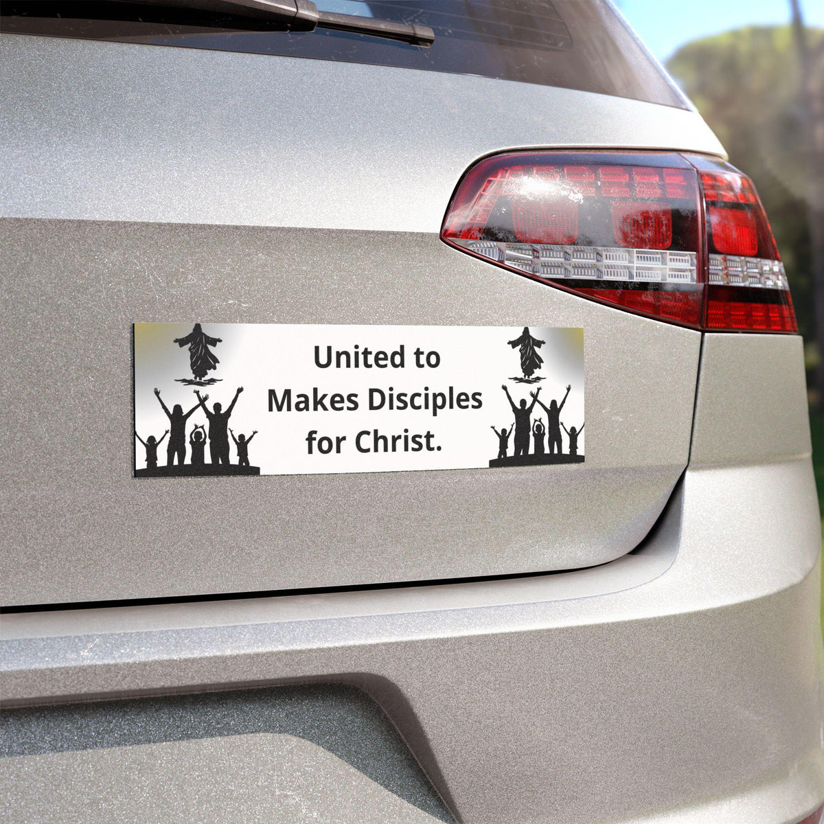 Christian Car Decal, Make Disciples for Christ Sticker, Faith Based Auto Decal, Church Gift