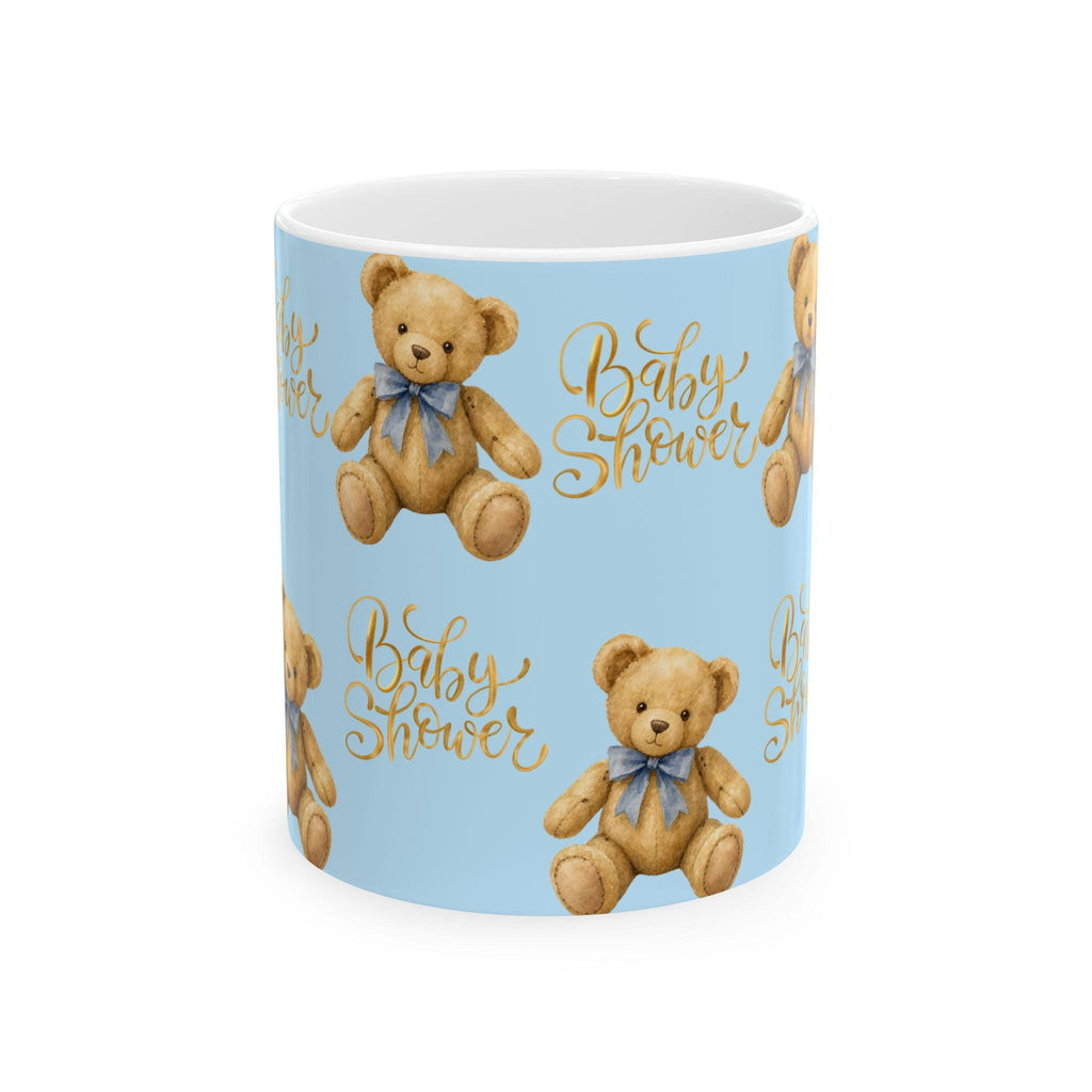 Teddy Bear Baby Shower Mug | Blue Ceramic Mug  | It's a Boy